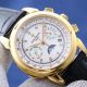 Swiss Replica Patek Philippe Calatrava White Dial Moonphase Black Leather Strap Watch (2)_th.jpg